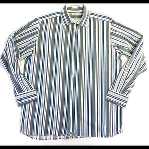Burberry London Men's 17-43 Stripe Dress Shirt